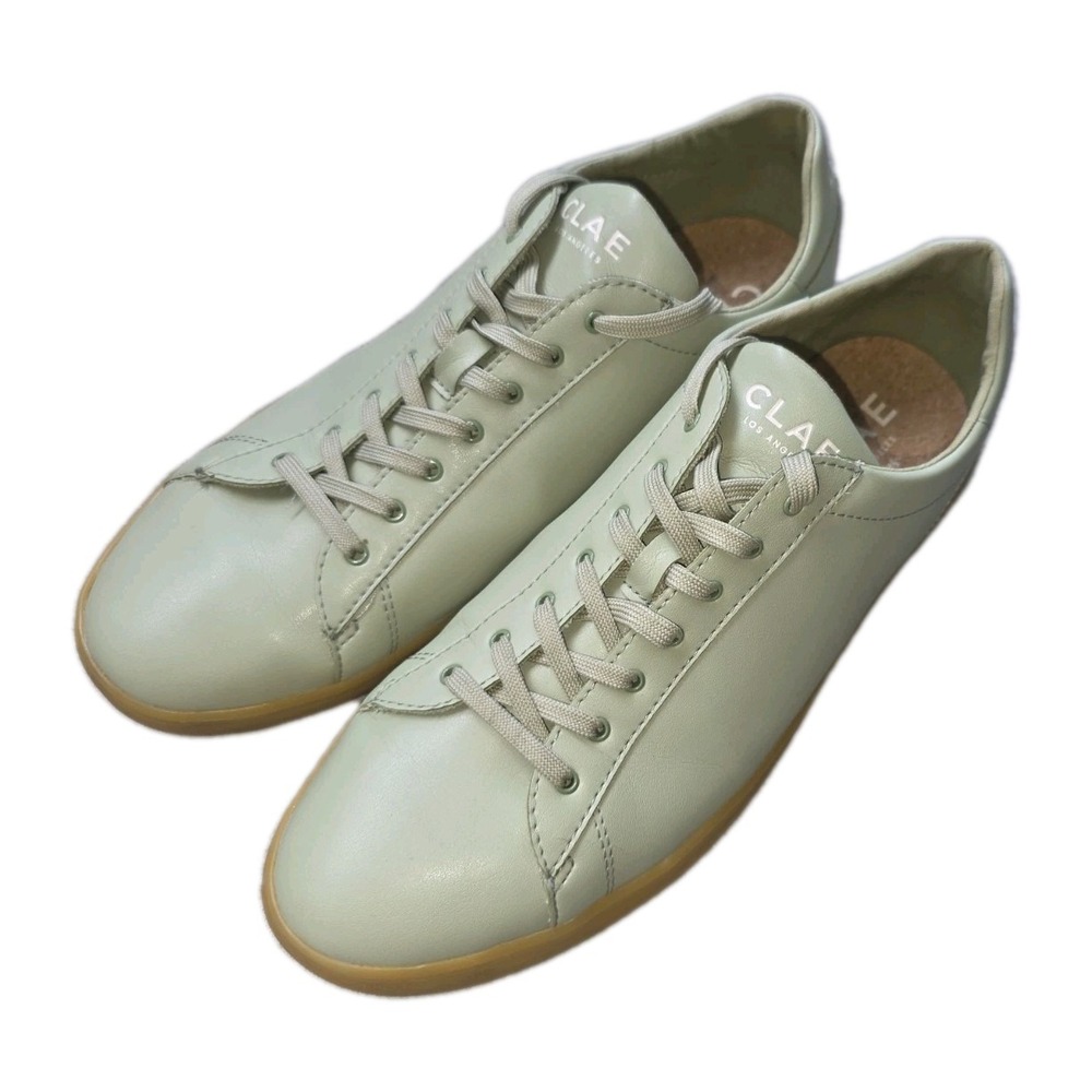Clae Low-Top Sneakers in Light Sage with Gum Sole